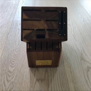 Thyme & Table Wooden Knife Block/Holder